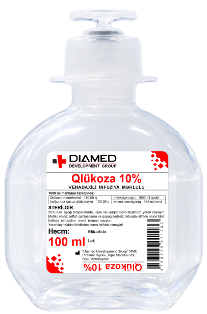 Qlükoza 10% 100 ml